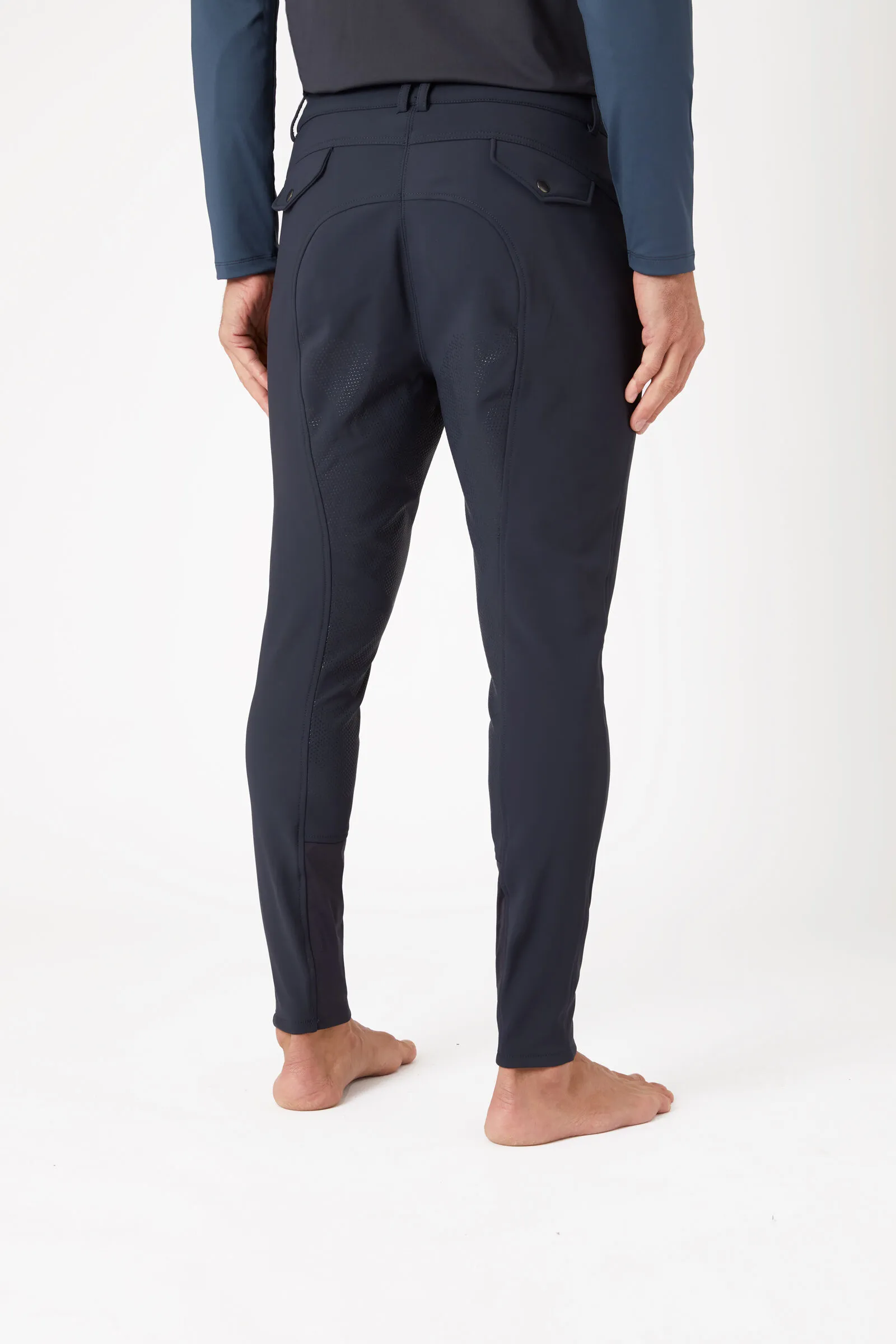 Thermal Men's Riding Pants with Full Silicone Seat Damien by B Vertigo