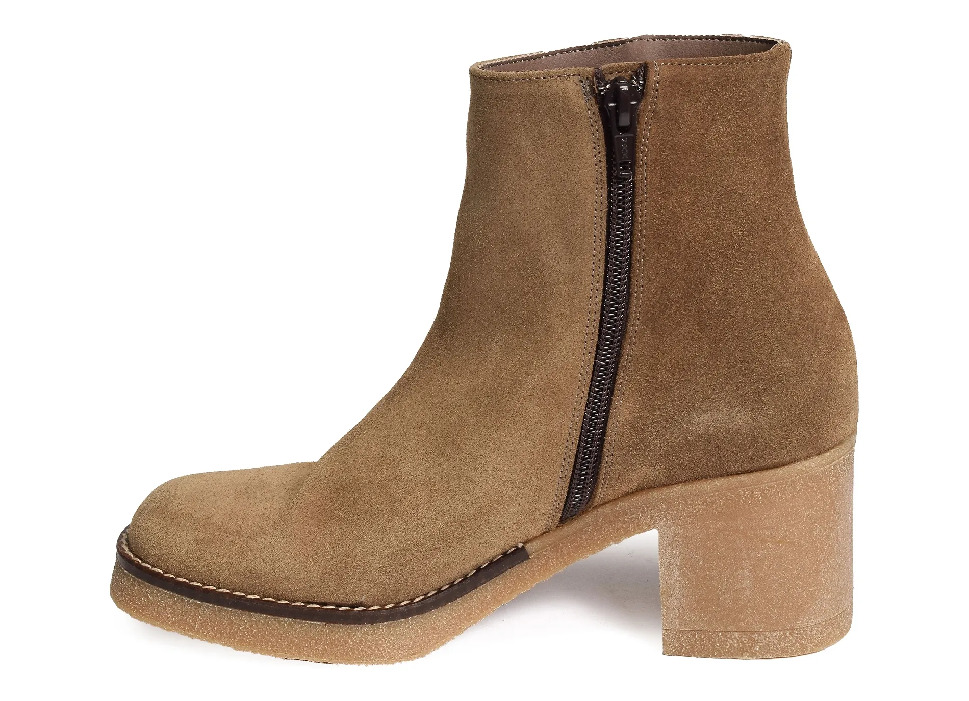 Patricia Miller 6103p Taupe Booties