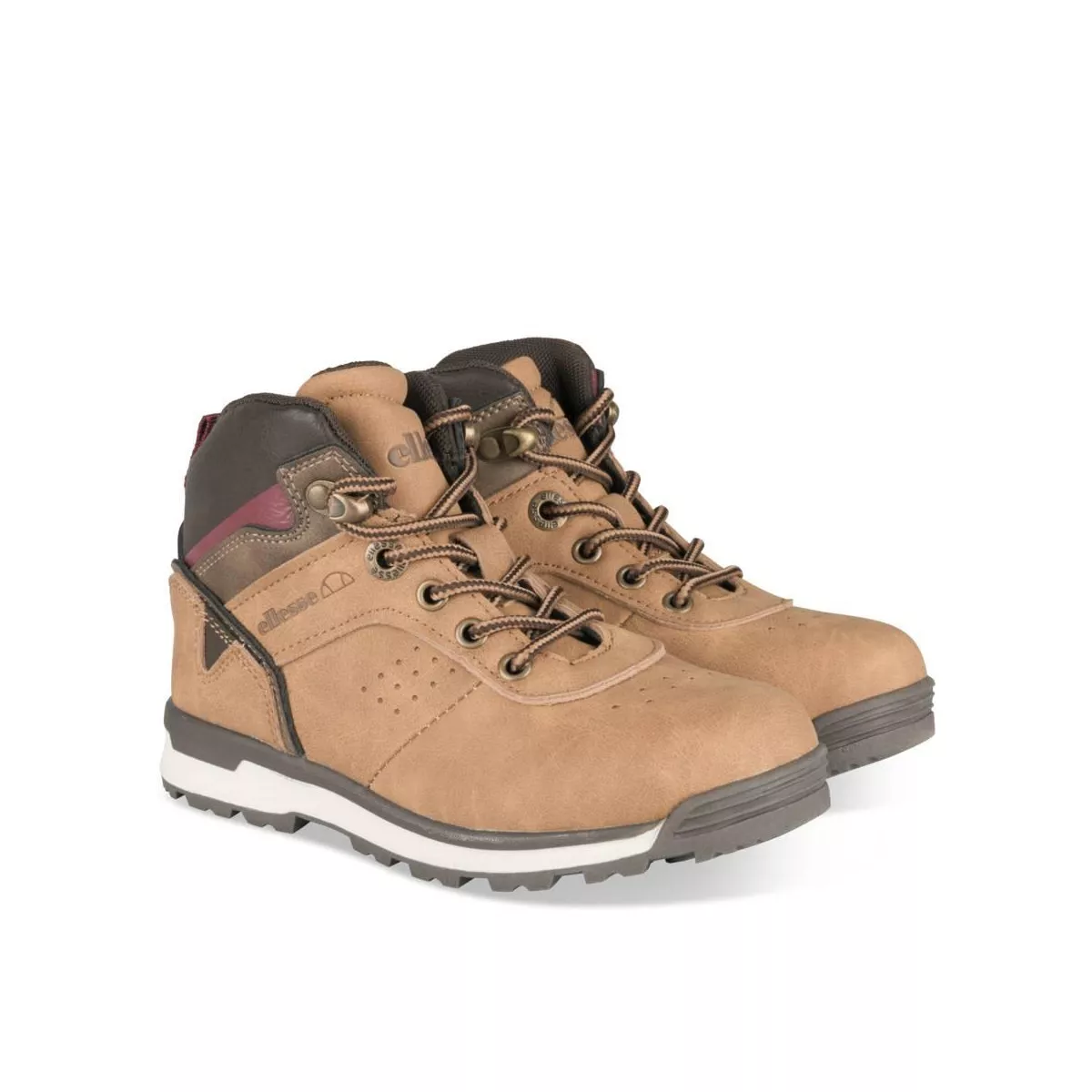 Brown ELLESSE ankle boots.