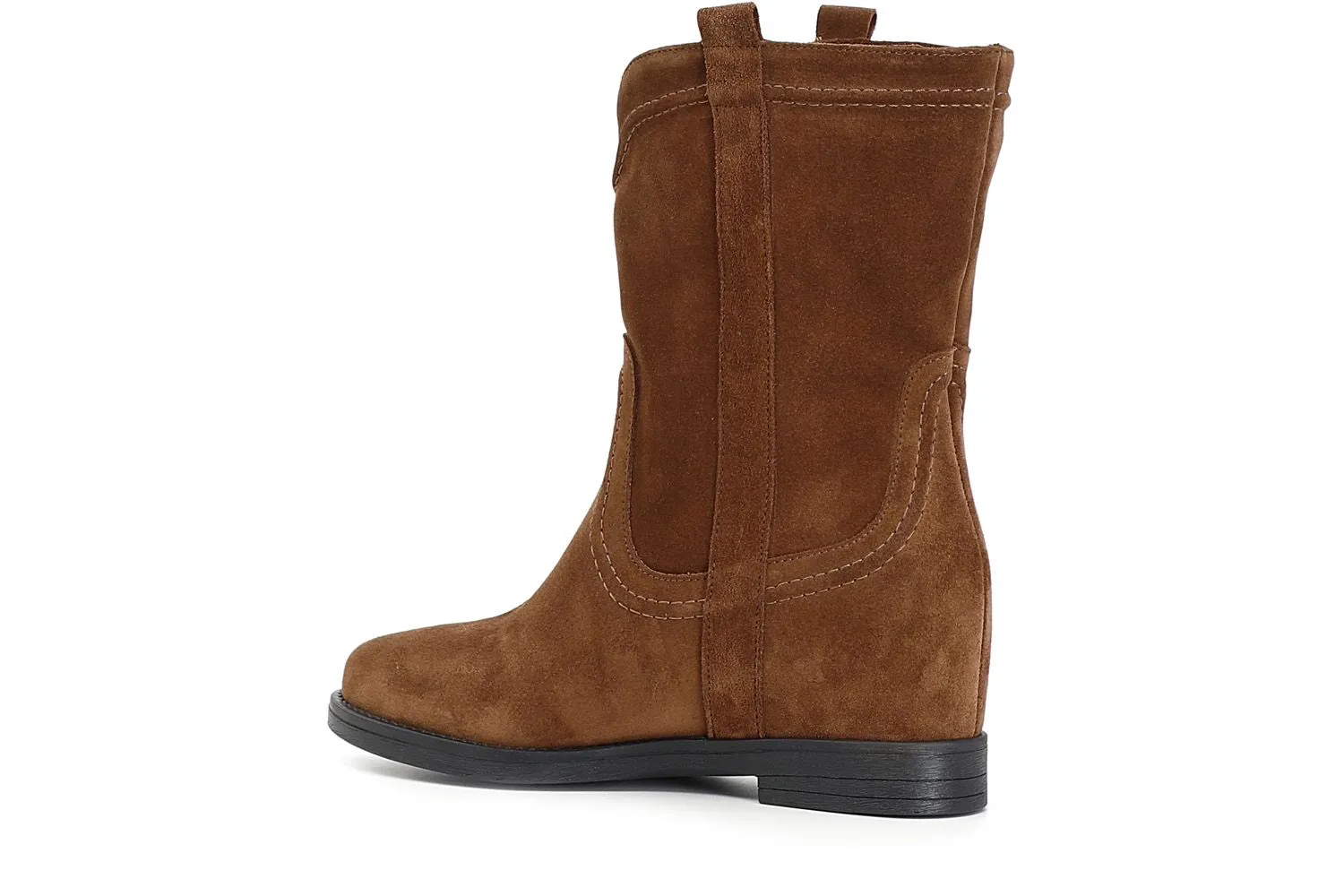 Faux-Texan Boots with Comfortable Internal Wedge Sole at CafèNoir