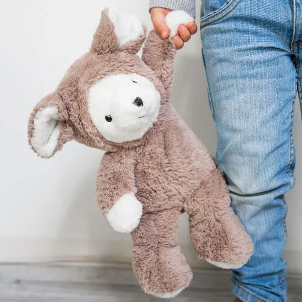 Bouillotte Plush Duo Mouse and Bear with Hood