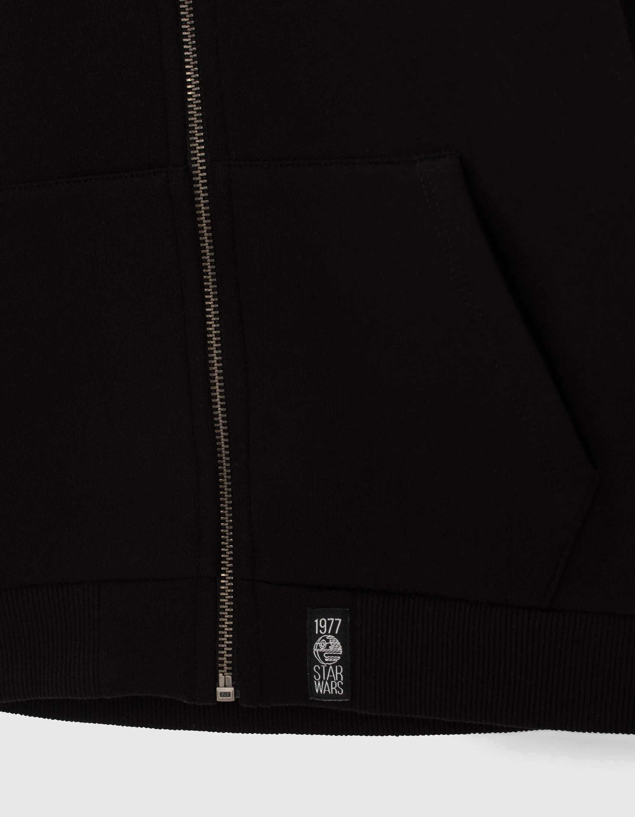 Black Quilted Cardigan with Star Wars™ Back Print - Boys IKKS