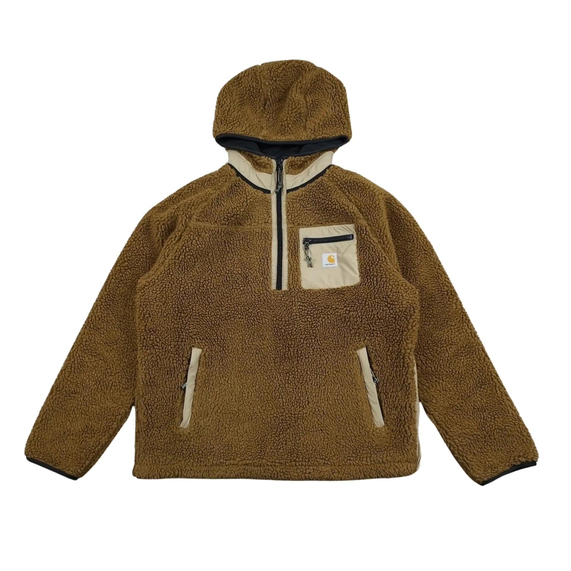 Carhartt Brown Hooded Fleece Size M