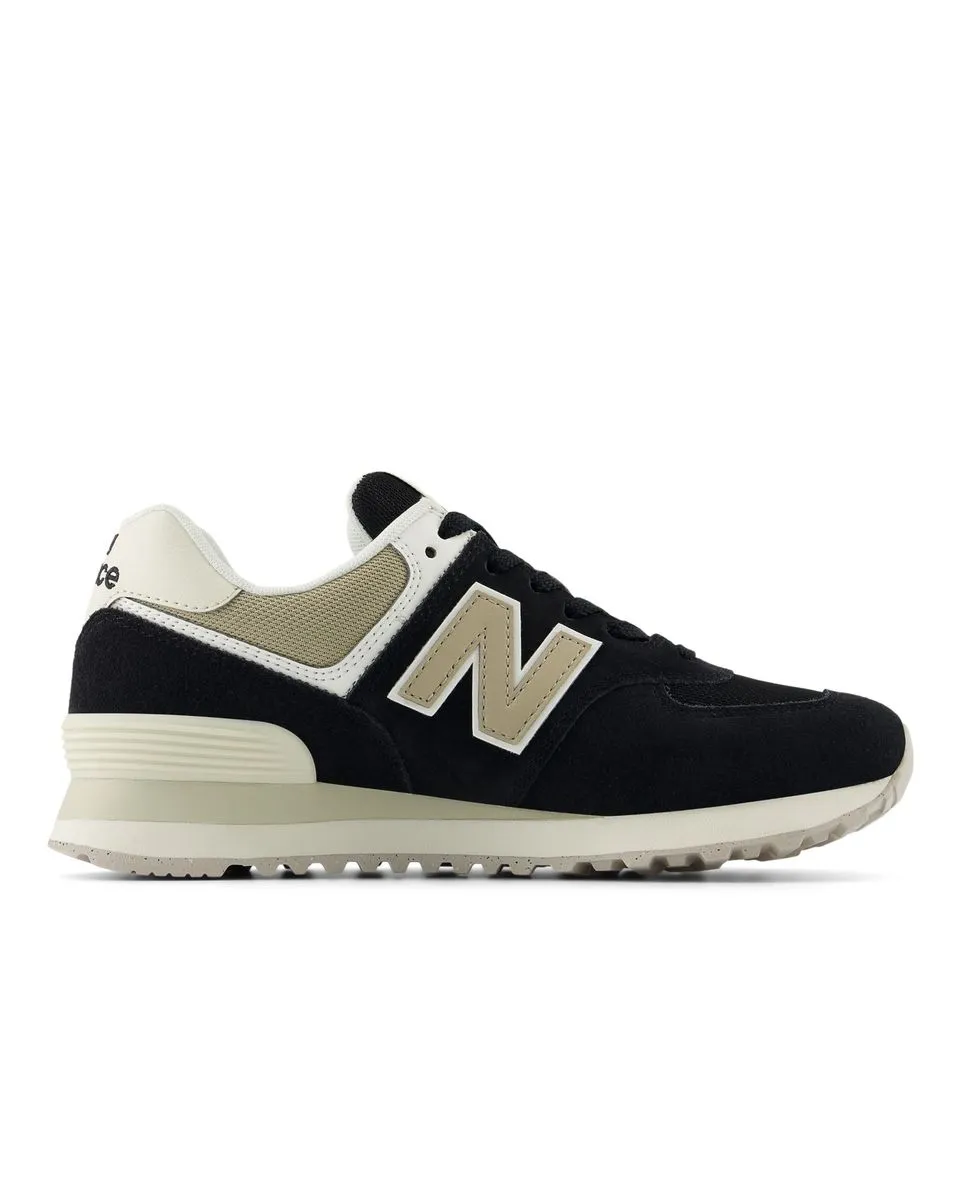Women's Black WL574 B Sneakers.