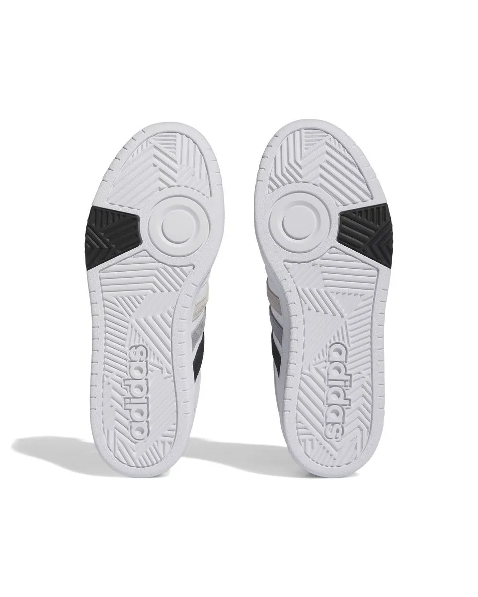 Men's White HOOPS 3.0 Shoes