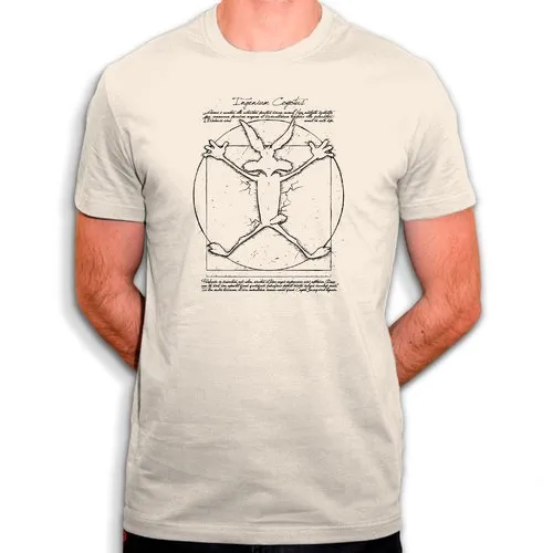 Vitruve's Coyote Bio Cotton T-shirt Parody Coyote Bip Bip