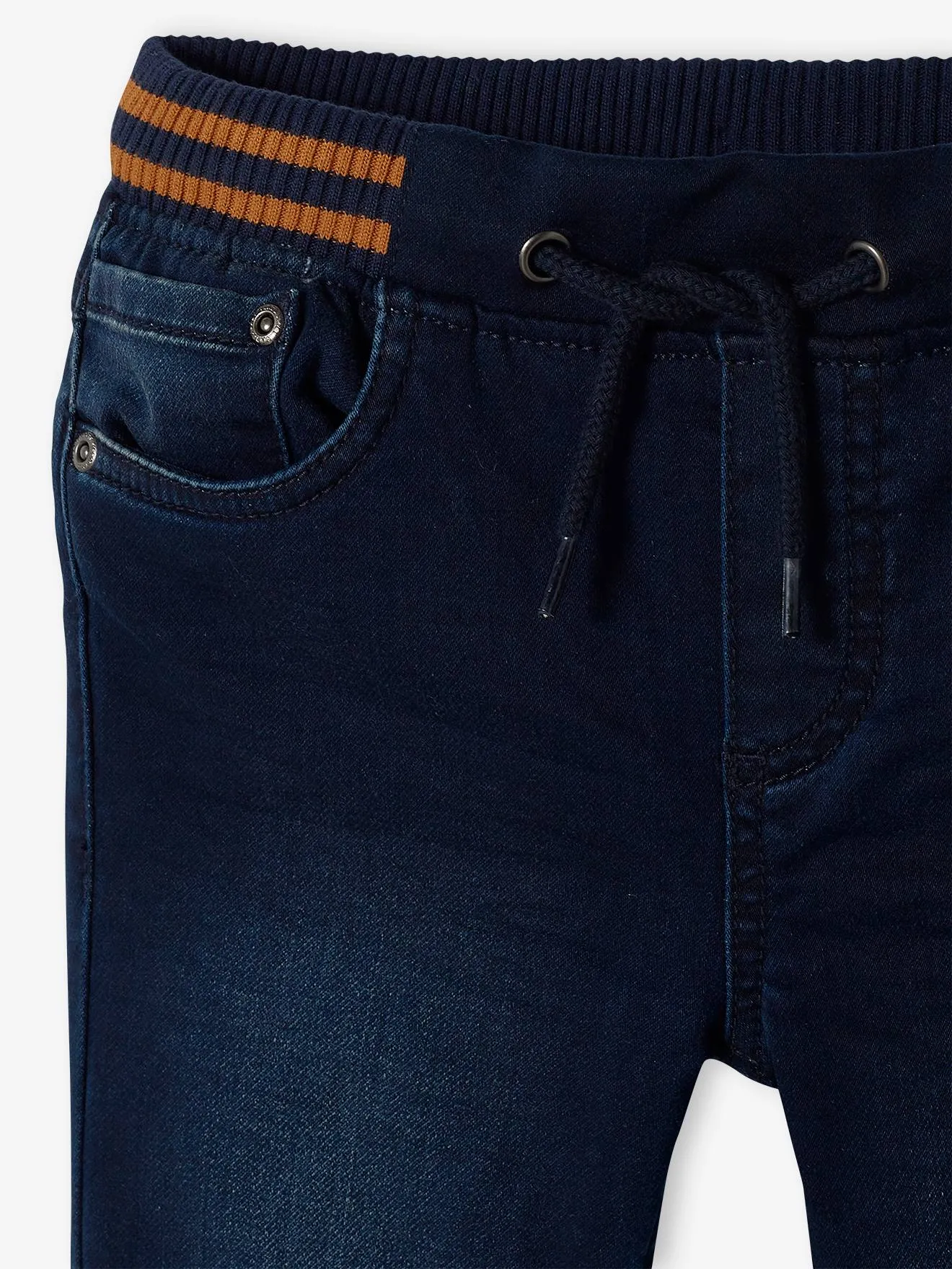 Molleton jean style garçon facile à enfiler denim black 