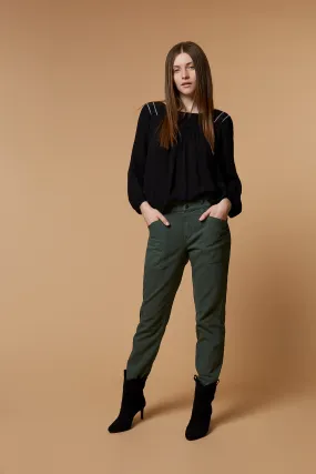 LE CALY - Khaki Slouchy Pants