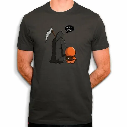Kenny et la Mort Bio Cotton T-shirt Let's Go Home