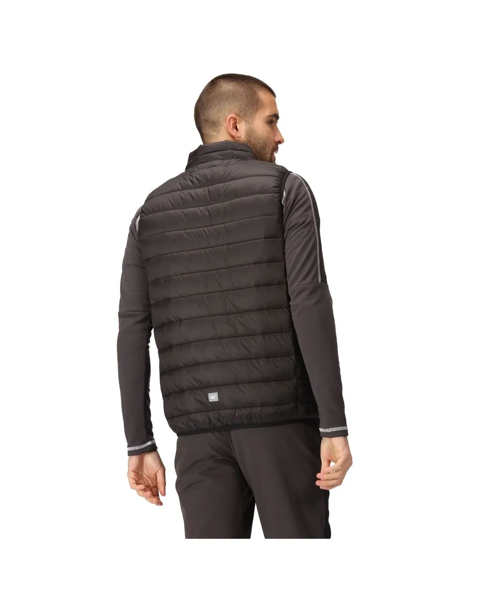 MARIZION B/W Noir Men's Sleeveless Puffer Jacket