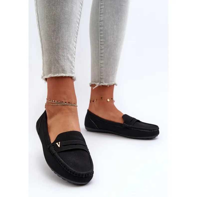Black Classic Women's Moccasins Iramarie.