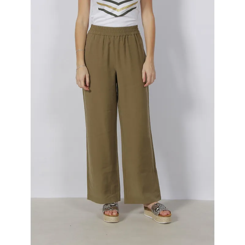 Brown newsania Buttoned Pants for Women - Only | wimod