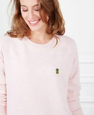 Pineapple Embroidered Women's T-Shirt