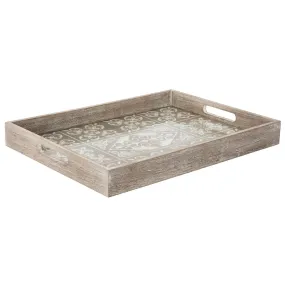 3 Suisses Glass & Wood Summer TOP Tray
