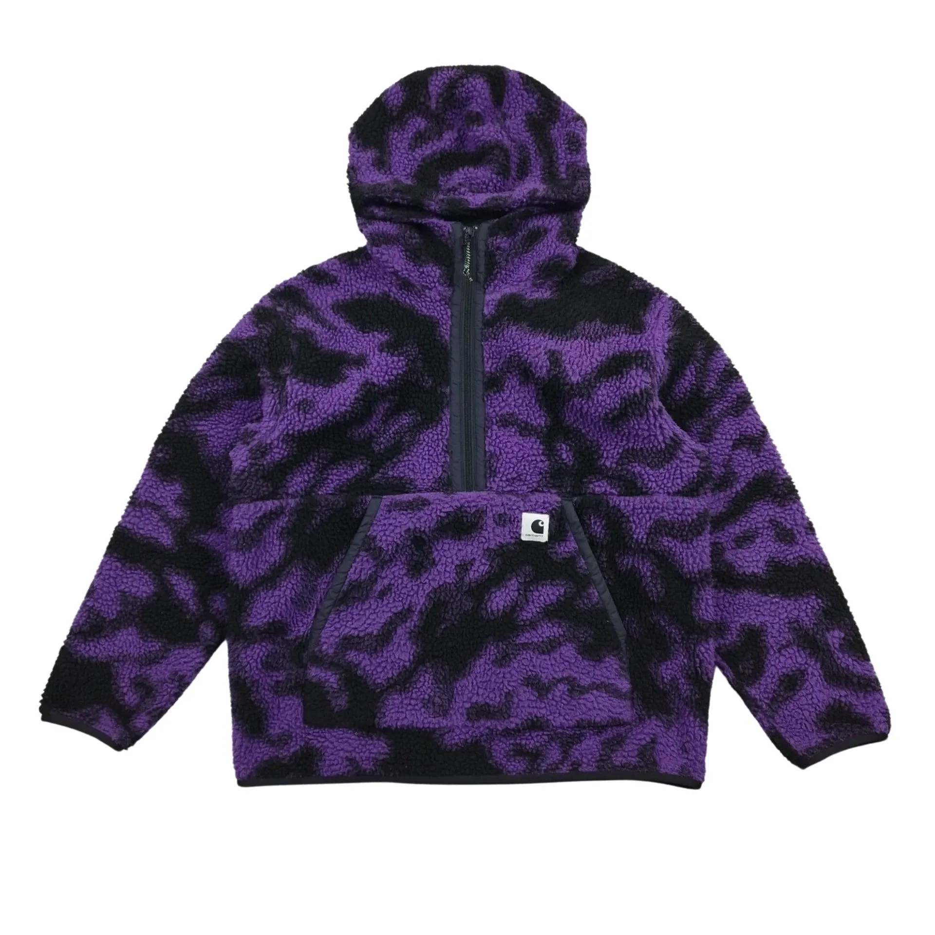 Purple Hooded Carhartt Fleece Size M