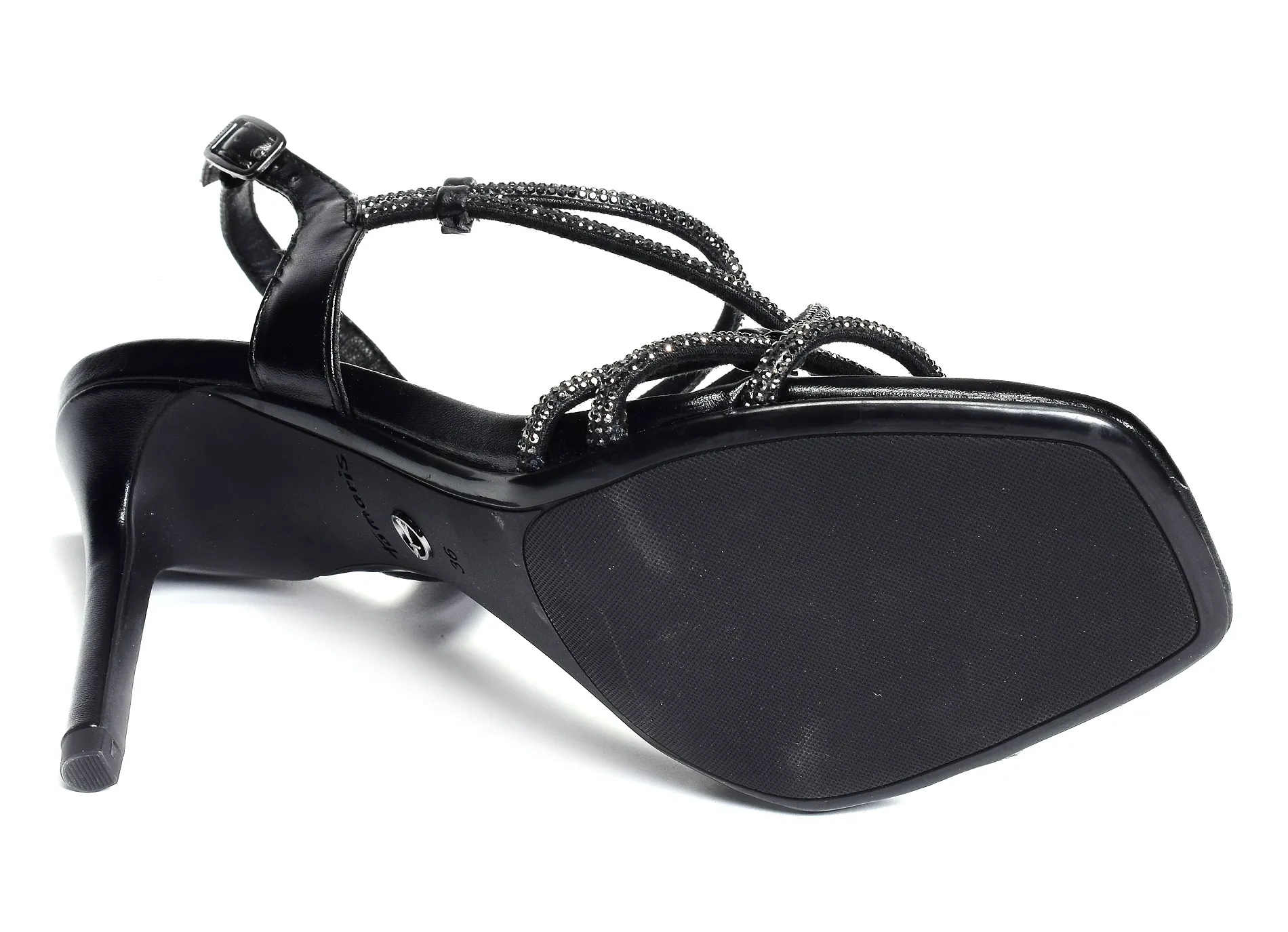Tamaris 28332 Black High Heel Sandals