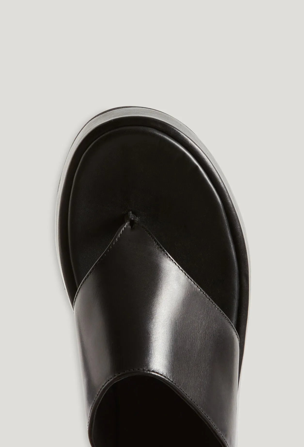 Black leather sandals | Claudie FR