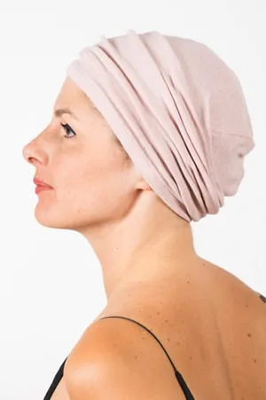 Soft and comfortable chemotherapy hat - Powder Pink