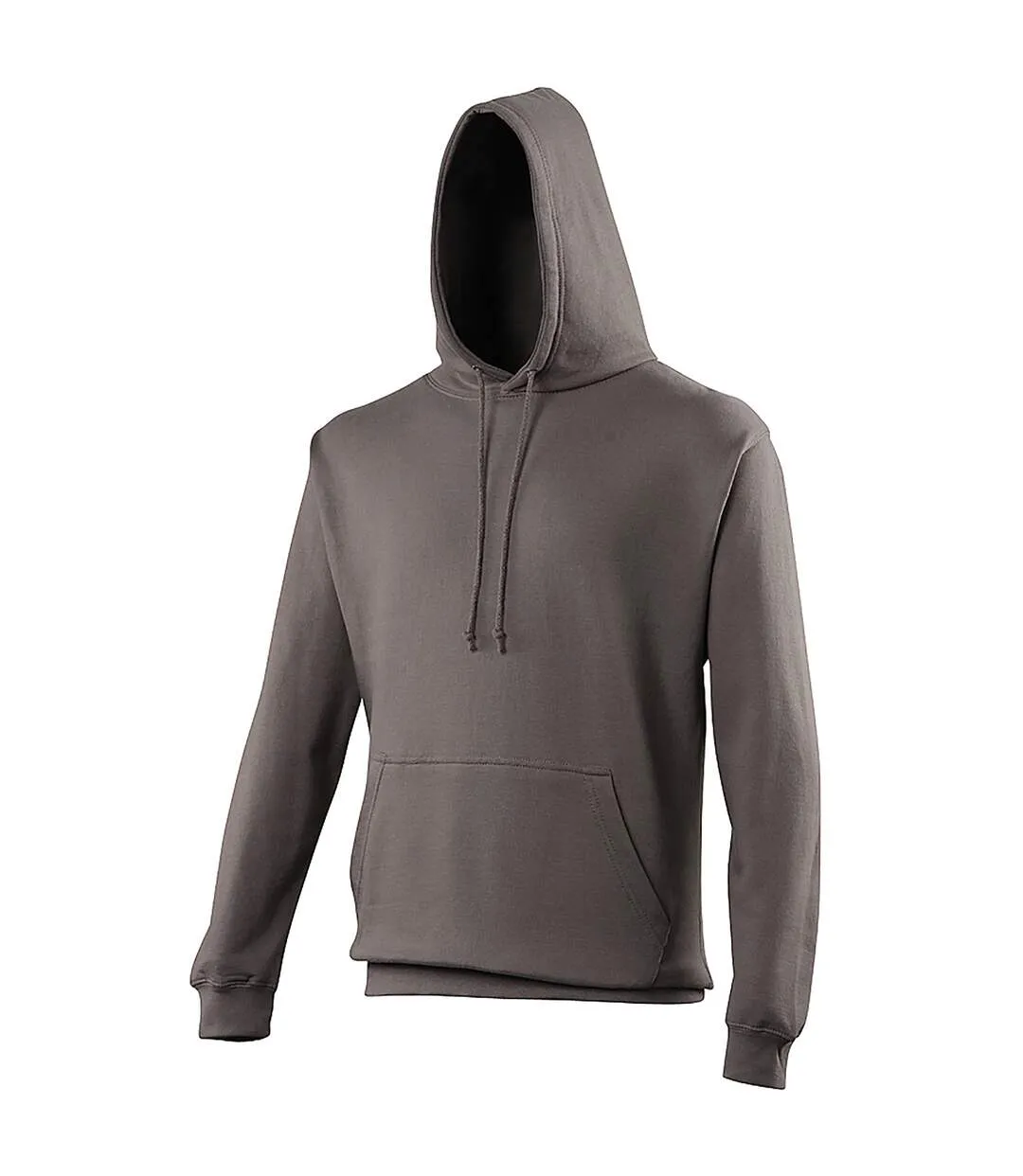 Dark Grey Adult College Hoodie by Awdis