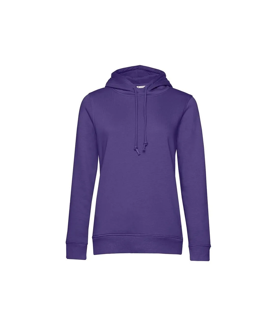 Women's Purple Hooded Sweatshirt by B&C.