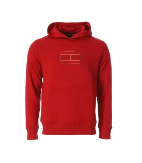 Tommy Hilfiger Men's Red Hoodie 598