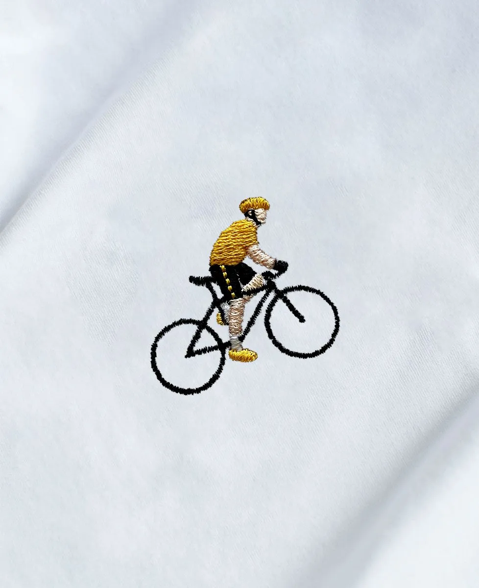Gold Embroidered Men's Cycling Sweatshirt