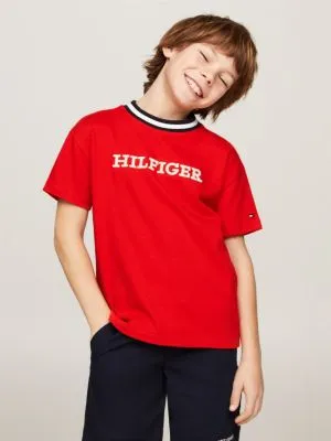 Hilfiger Monotype T-Shirt RED Tommy Hilfiger