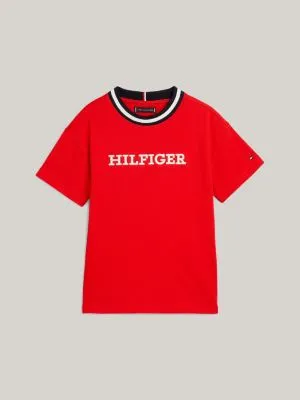 Hilfiger Monotype T-Shirt RED Tommy Hilfiger