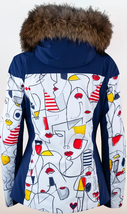 Women's Blue Ski Jacket by Ecandies